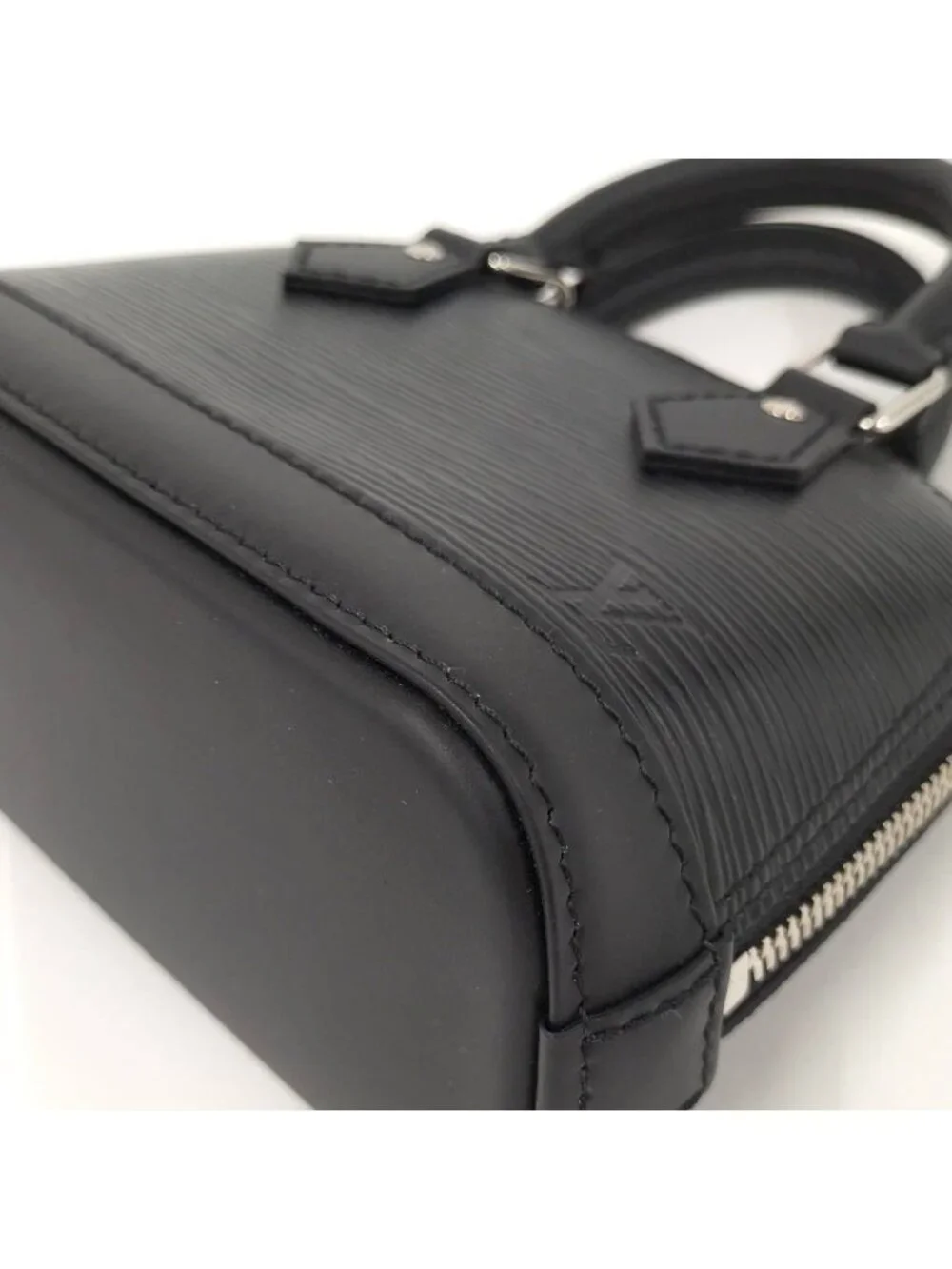 Louis Vuitton Nano Alma 2-Way Shoulder Bag Epi Leather Noir Black